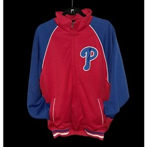 NWOT Phillies Baseball Jacket Sz Lg